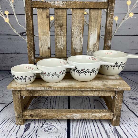 Arlington Designs Dancing Santa and Reindeer Christmas Measuring Cups - Picture 2 of 7